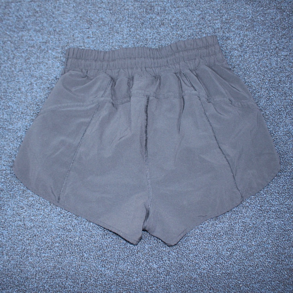 Lululemon Track That High-Rise Short 3" Black Size 6 LW7BEJS Running Lined Gym - Picture 2 of 8